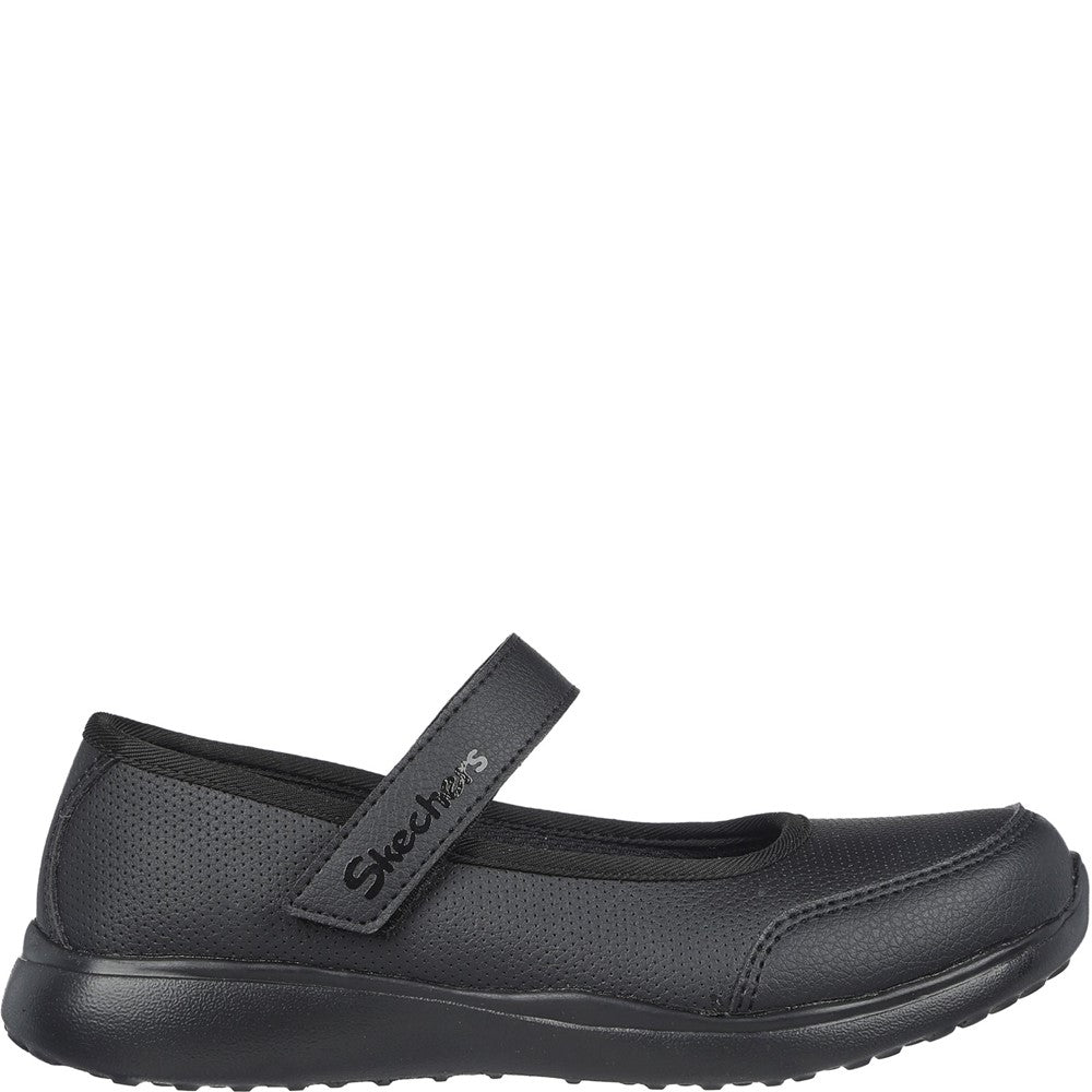Girls' Skechers Microstrides Recess Rules Mary Jane School Shoes
