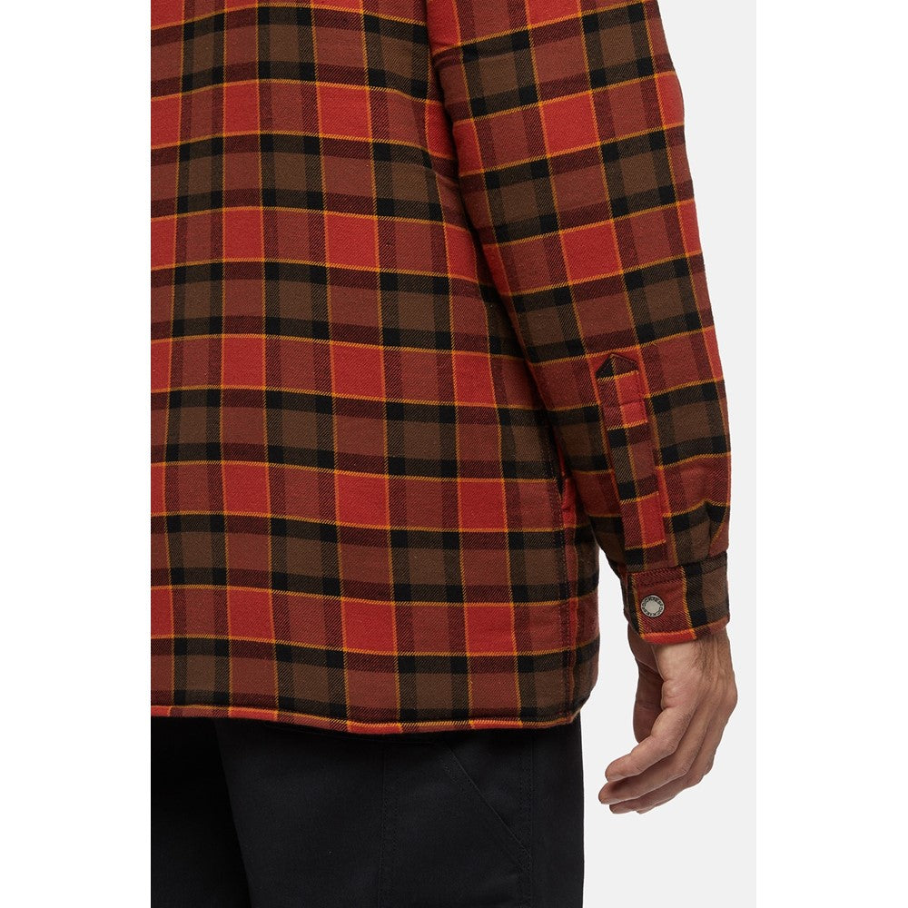 Men's Dickies Fleece Hooded Flannel Shirt
