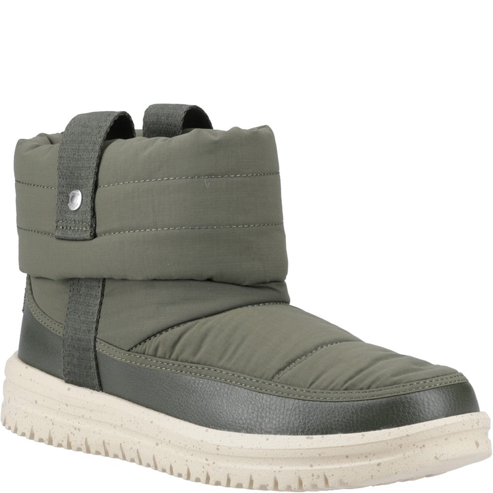 Women's HEYDUDE Camden Cuff Nylon Quilt Boot