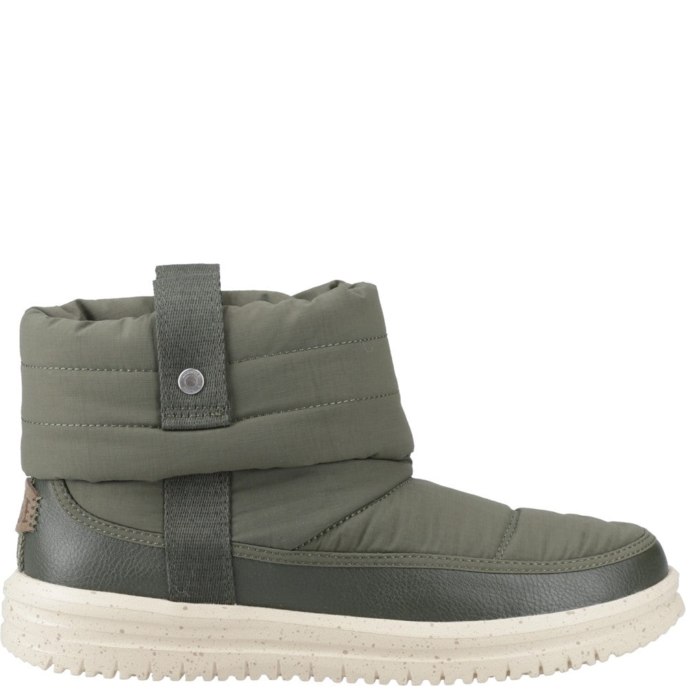 Women's HEYDUDE Camden Cuff Nylon Quilt Boot