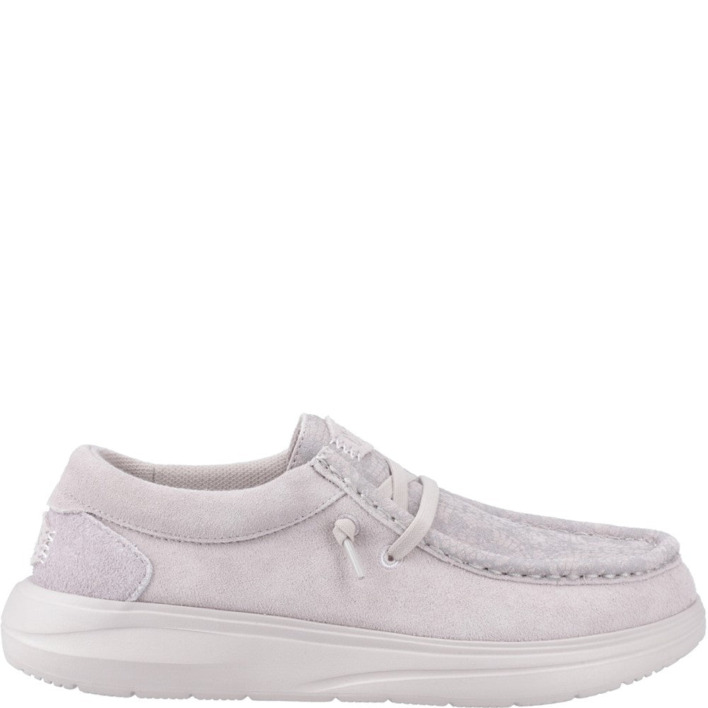 Women's HEYDUDE Wendy COMF Lace Print Slip on Shoe