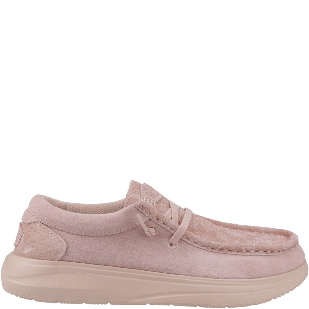 Women's HEYDUDE Wendy COMF Lace Print Slip on Shoe