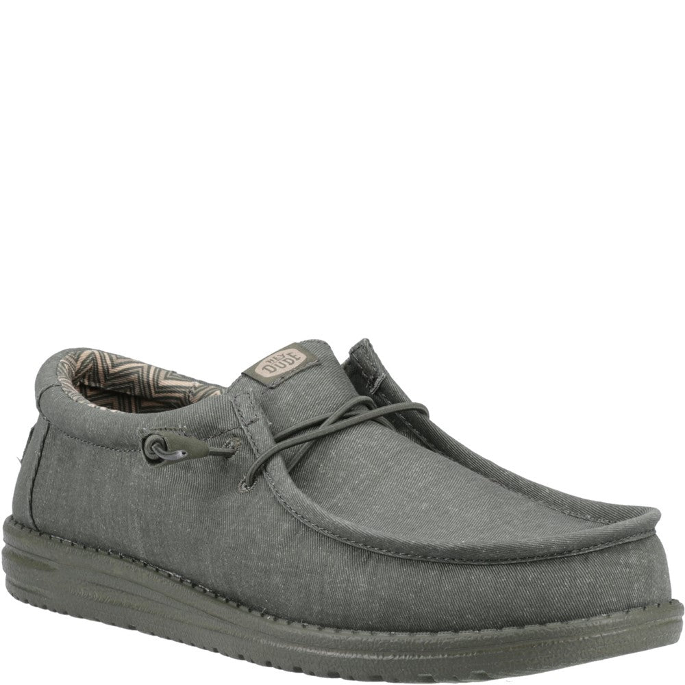 Men's HEYDUDE Wally Stretch Canvas Slip on Shoe