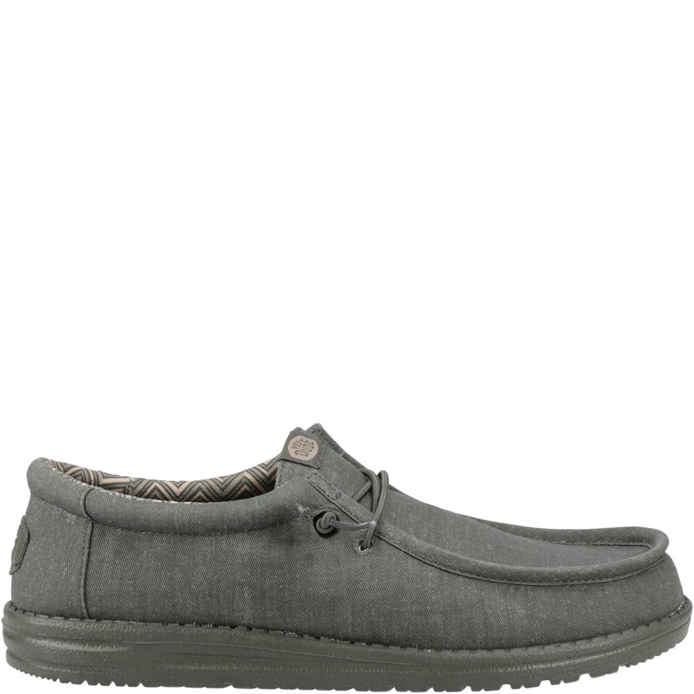 Men's HEYDUDE Wally Stretch Canvas Slip on Shoe