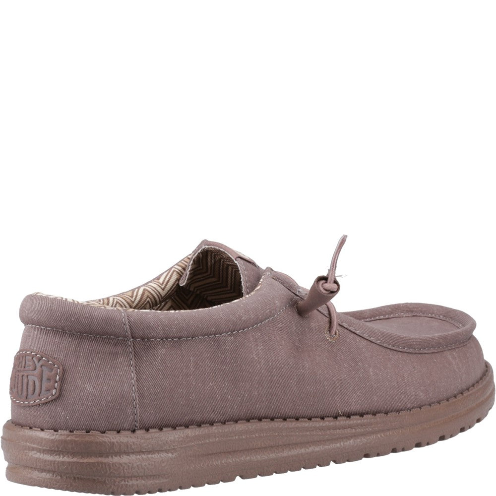 Men's HEYDUDE Wally Stretch Canvas Slip on Shoe