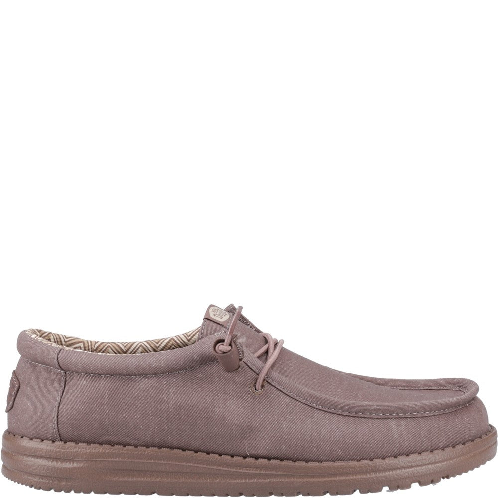 Men's HEYDUDE Wally Stretch Canvas Slip on Shoe