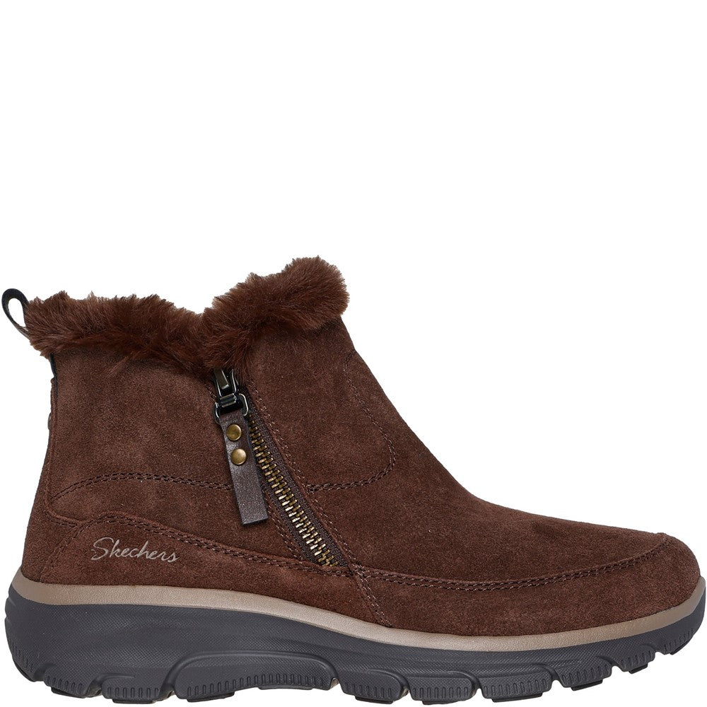 Women's Skechers Easy Going Cool Zip! Ankle Boots