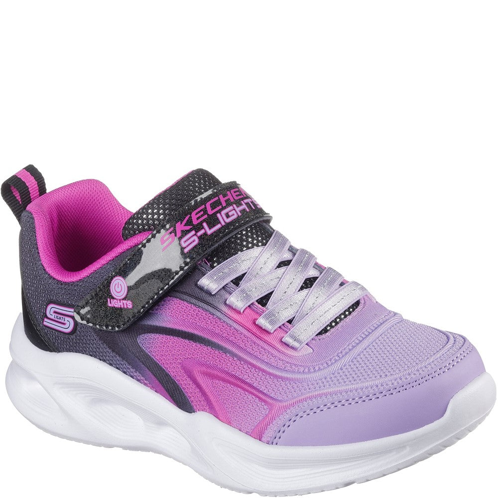 Girls' Skechers Sola Glow Color Breeze Trainer