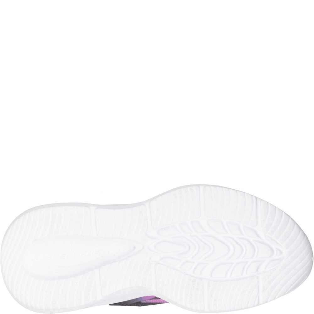 Girls' Skechers Sola Glow Color Breeze Trainer