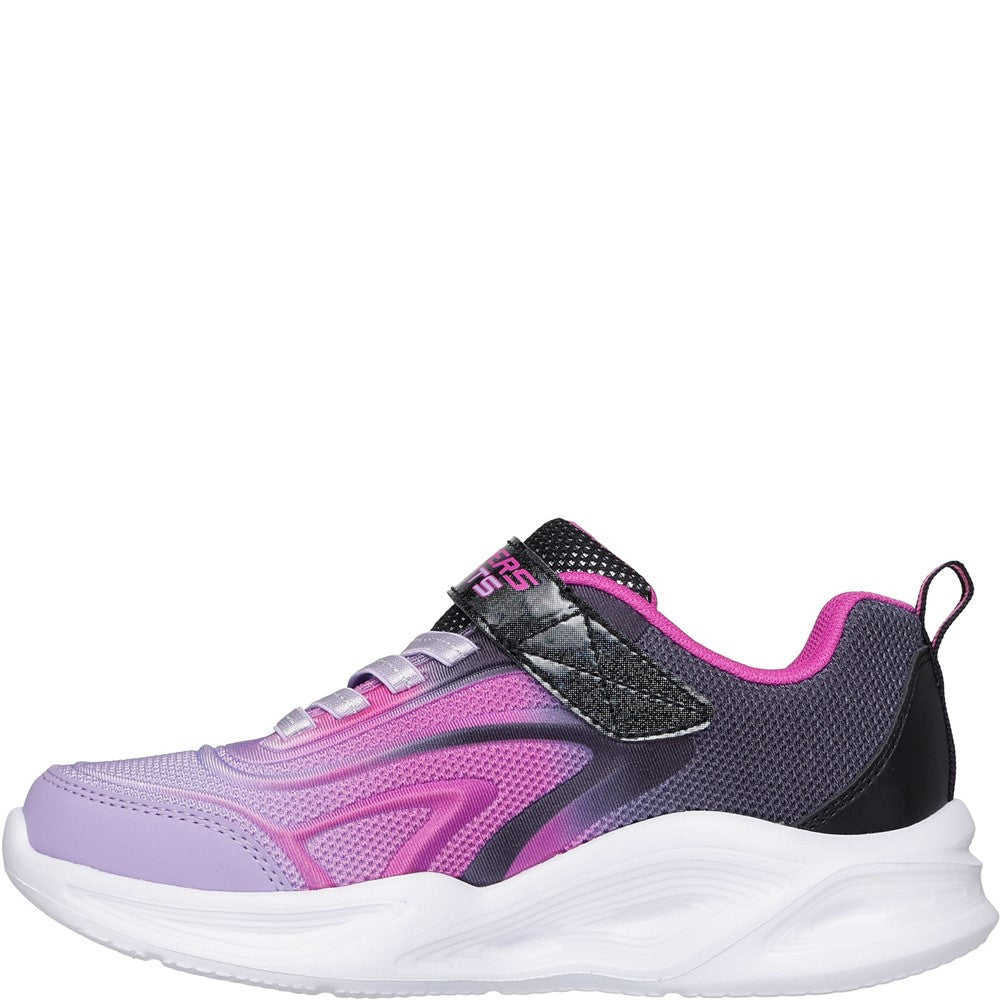 Girls' Skechers Sola Glow Color Breeze Trainer