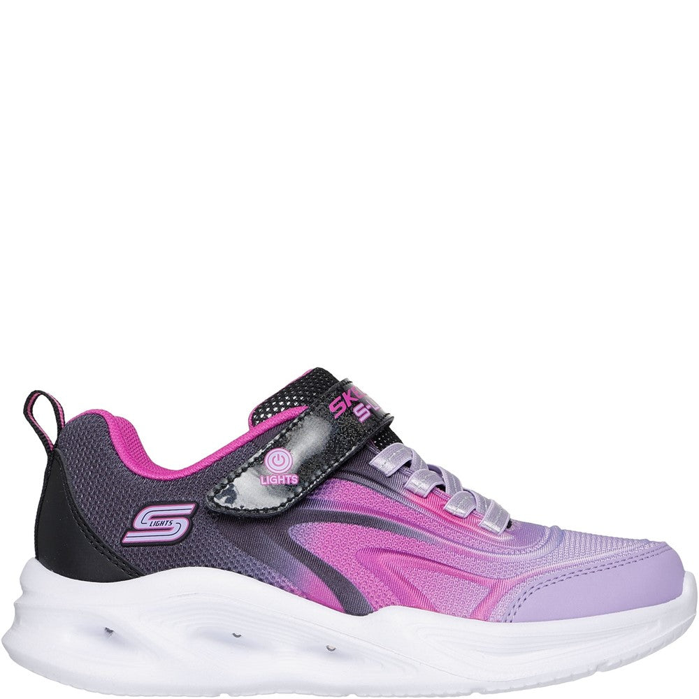 Girls' Skechers Sola Glow Color Breeze Trainer