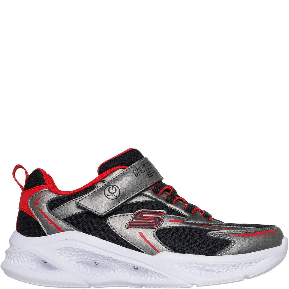 Boys' Skechers Meteor-Lights Glow-Strider Trainer