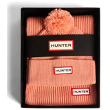 Unisex Hunter Arrinay Ribbed Pom Beanie/Scarf Box Set