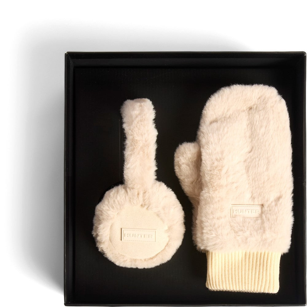 Unisex Hunter Blackmuir Sherpa Ear Muffs/Mittens Box Set