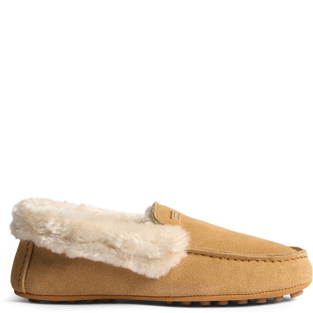Women's Hunter Moccasin Slipper Sherpa