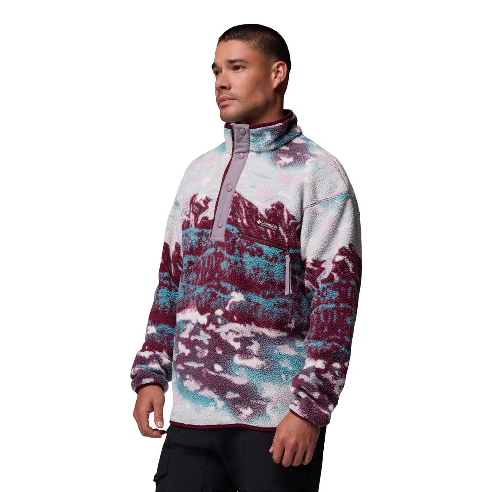 Men's Columbia Helvetia II Printed Half Snap Fleece