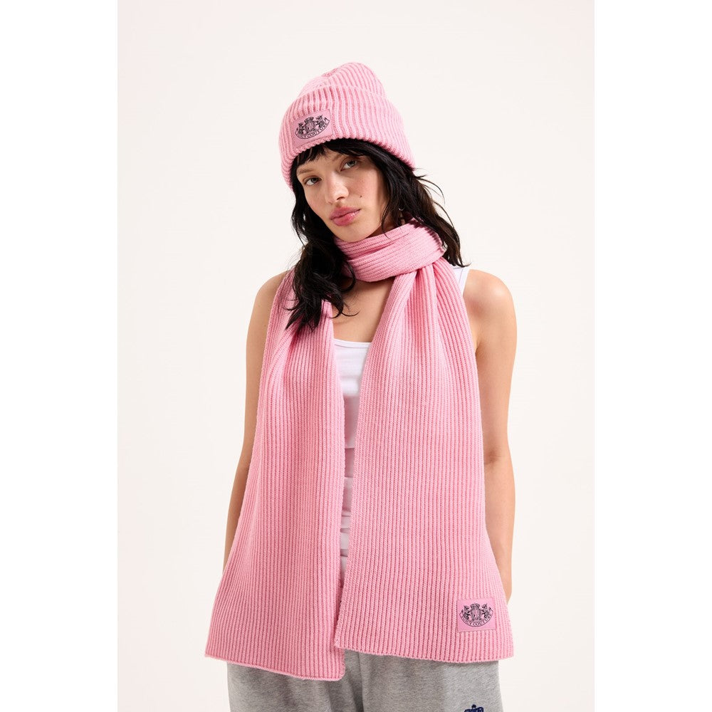 Women's Juicy Couture Crest Scarf/Beanie Set