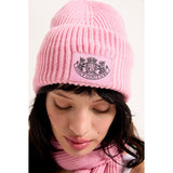Women's Juicy Couture Crest Scarf/Beanie Set