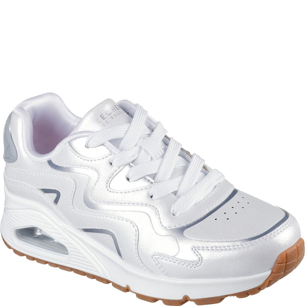 Girls' Skechers Uno Gen1 Wavy Shimmer Trainer