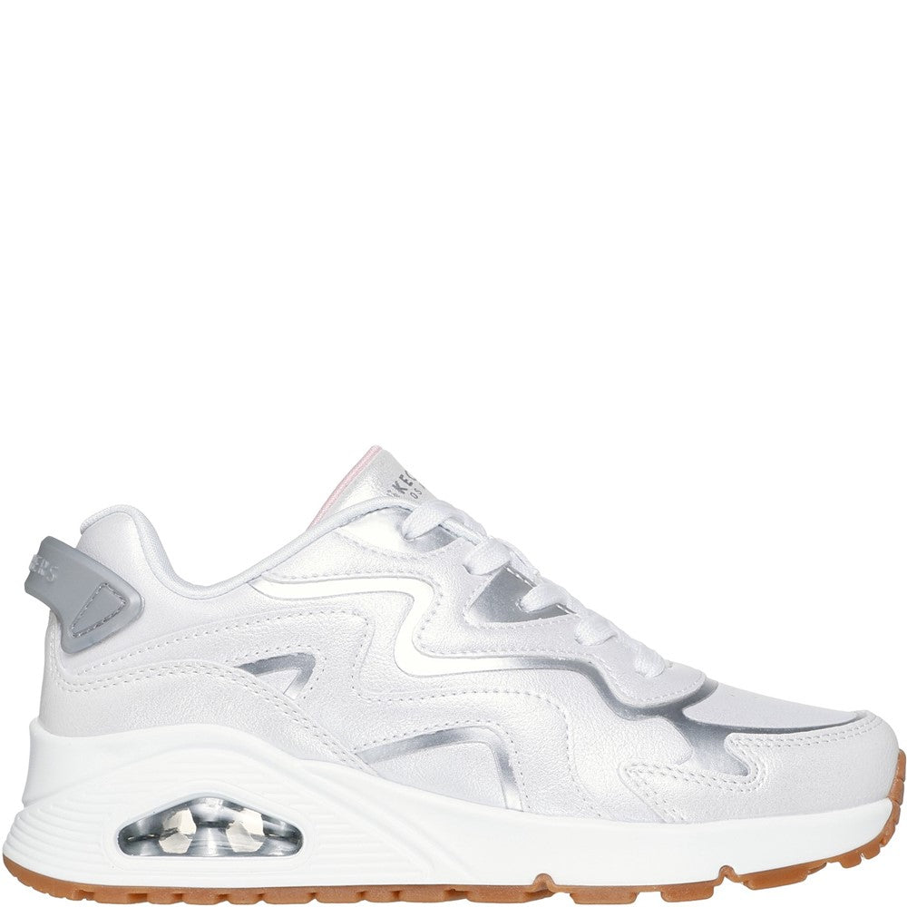 Girls' Skechers Uno Gen1 Wavy Shimmer Trainer