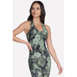 Women's Skechers GO FLEX Rib Inbloom V-Neck Tank