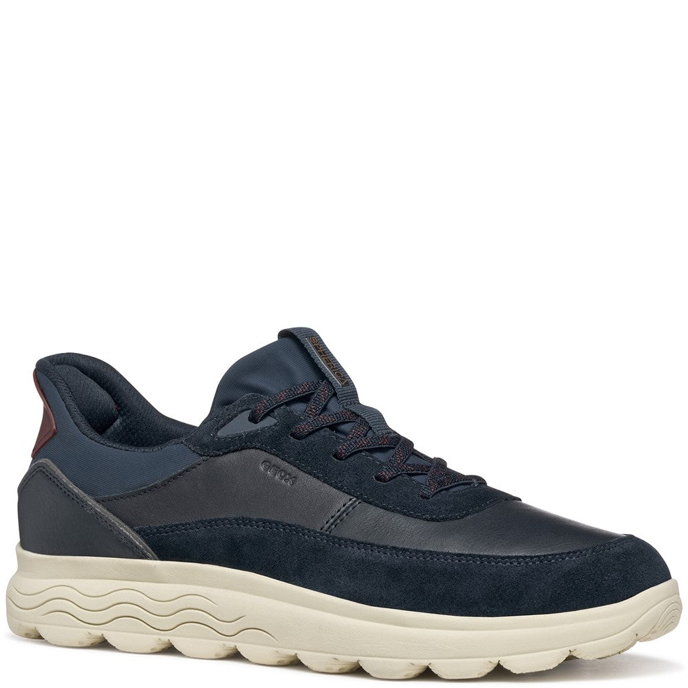 Men's Geox U SPHERICA PLUS SNEAKERS Navy FreemanHardy&Willis