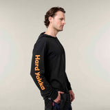 Men's Hard Yakka Hooded Long Sleeve Tee