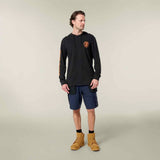 Men's Hard Yakka Hooded Long Sleeve Tee