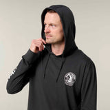 Men's Hard Yakka Hooded Long Sleeve Tee