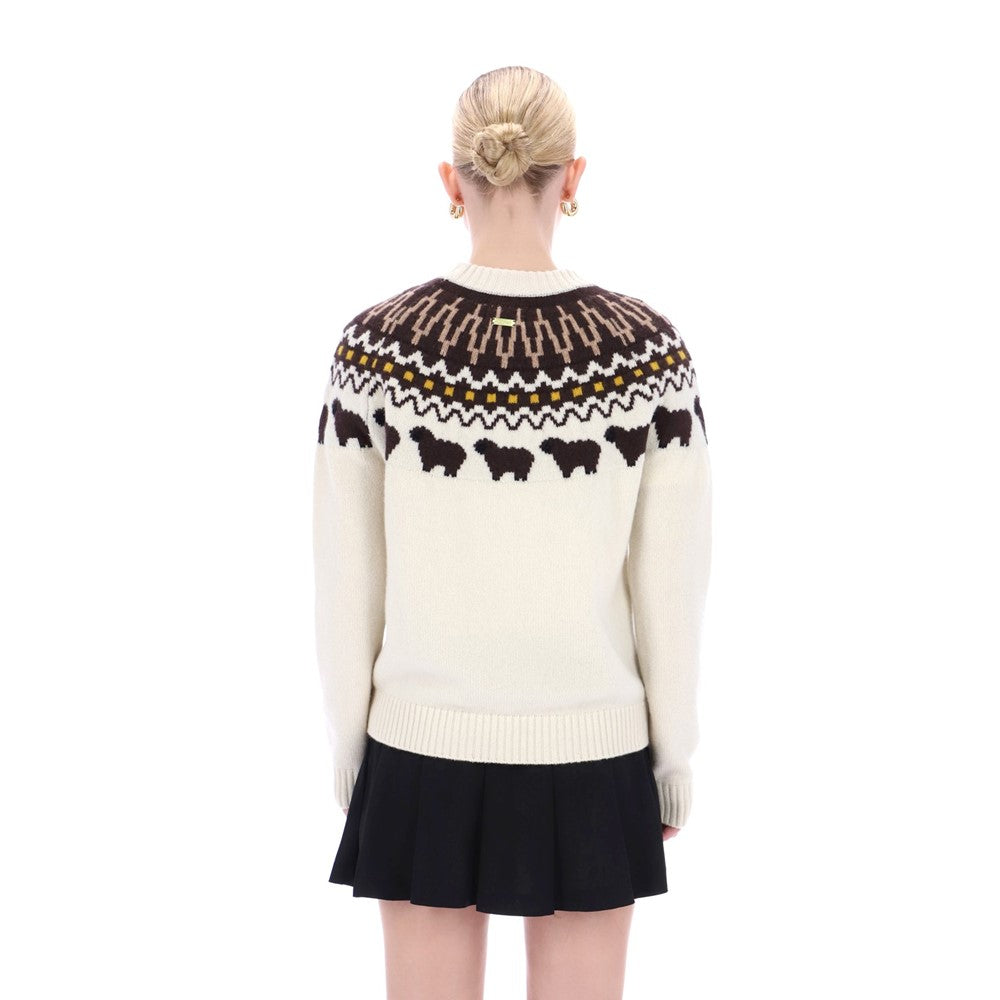 Women's Hunter Ashie Crew Fair Isle Knit