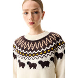 Women's Hunter Ashie Crew Fair Isle Knit