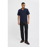 Men's Jack & Jones Easton Premium split neck knitted polo
