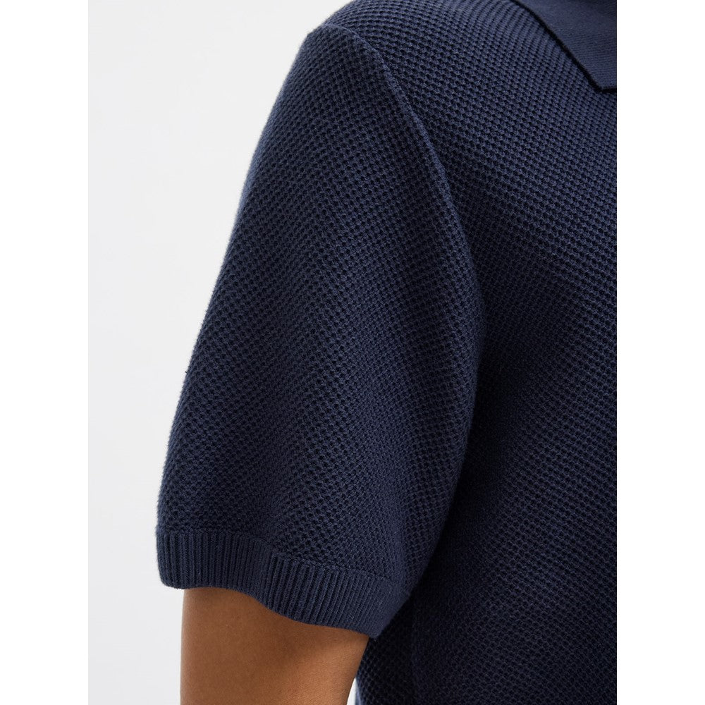 Men's Jack & Jones Easton Premium split neck knitted polo