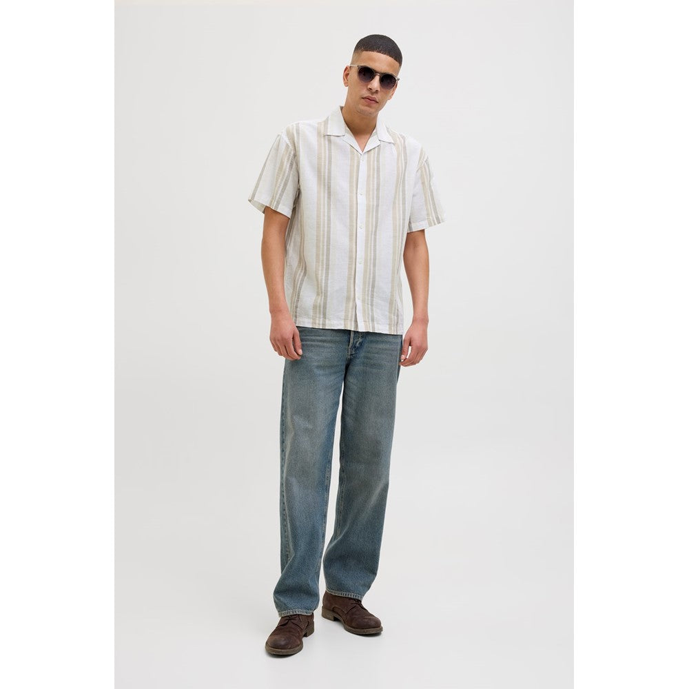Men's Jack & Jones Premium Revere Collar Linen Shirt