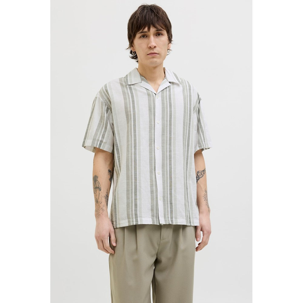 Men's Jack & Jones Premium Revere Collar Linen Shirt