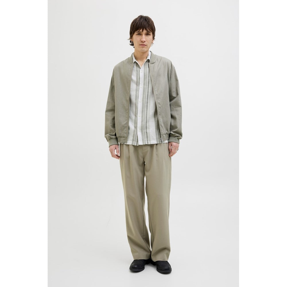 Men's Jack & Jones Premium Revere Collar Linen Shirt
