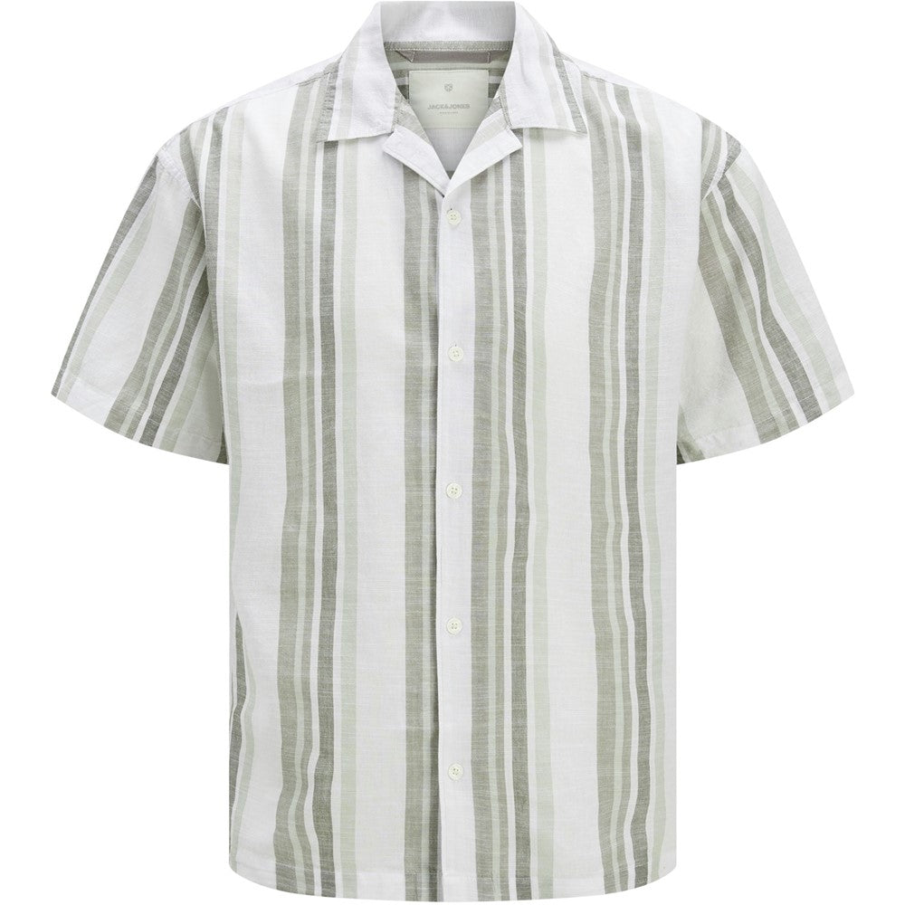 Men's Jack & Jones Premium Revere Collar Linen Shirt