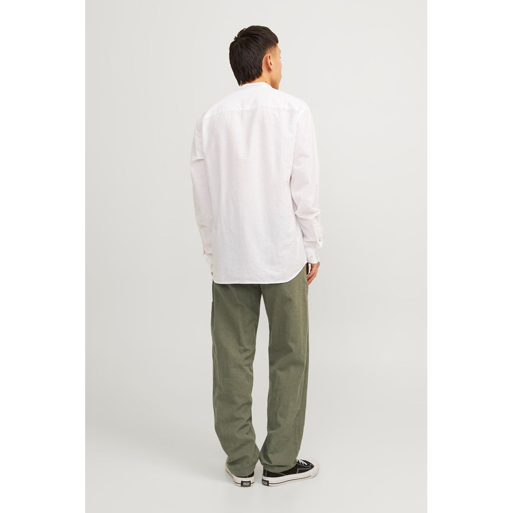 Men's Jack & Jones Linen Blend Relaxed Fit Trousers