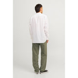 Men's Jack & Jones Linen Blend Relaxed Fit Trousers