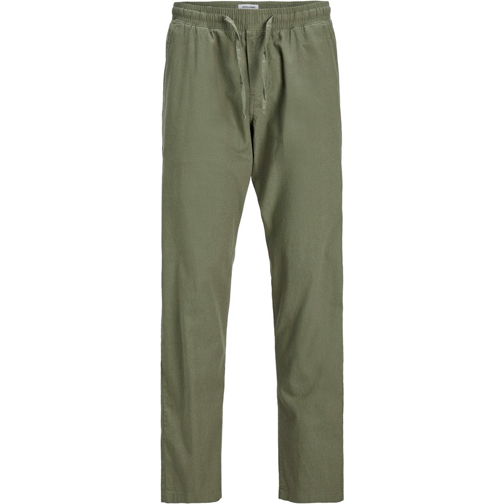 Men's Jack & Jones Linen Blend Relaxed Fit Trousers