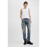 Men's Jack & Jones Mike Tapered Mid-Wash Jeans