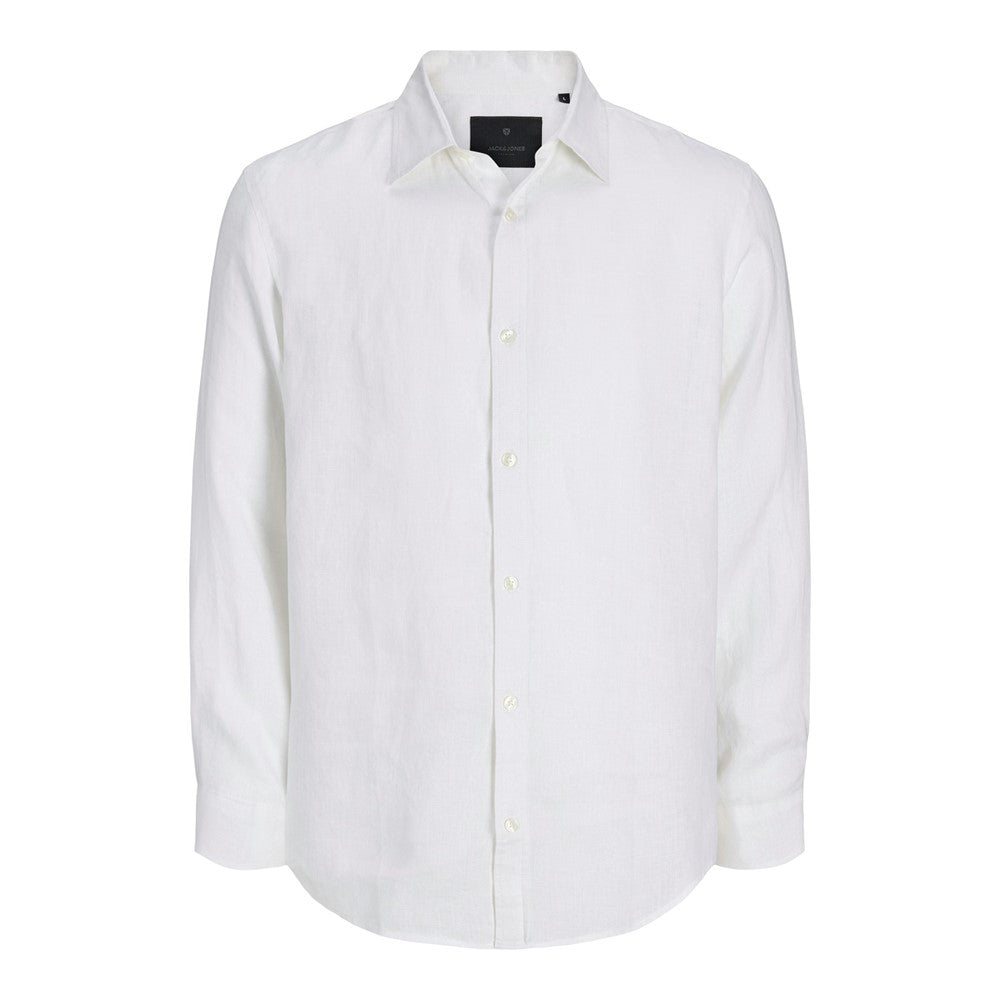 Men's Jack & Jones Jack & Jones linen shirt in White