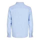 Men's Jack & Jones Jack & Jones linen shirt in Light Blue