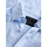 Men's Jack & Jones Jack & Jones linen shirt in Light Blue