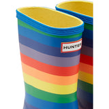 Kids' Hunter Original First Classic Rainbow Print Wellington Boots