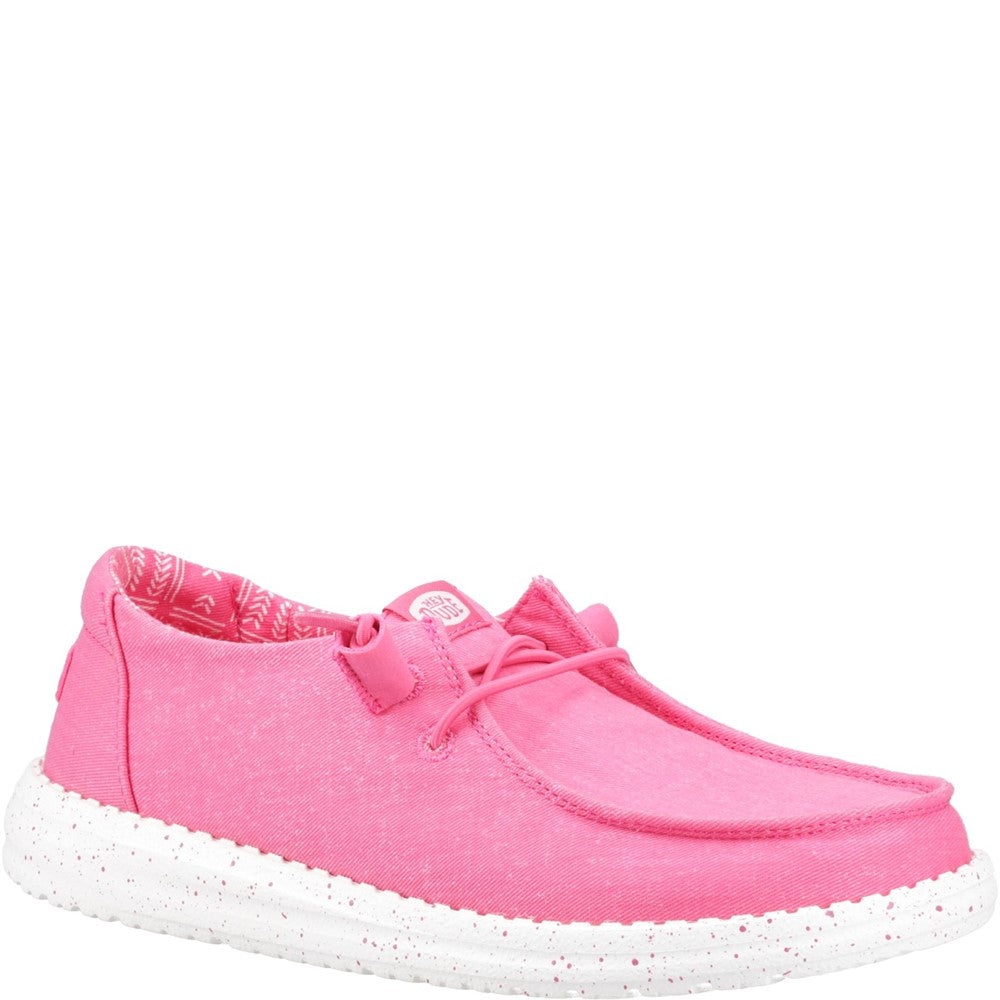 Women's HEYDUDE Wendy Stretch Canvas Slip on Shoe