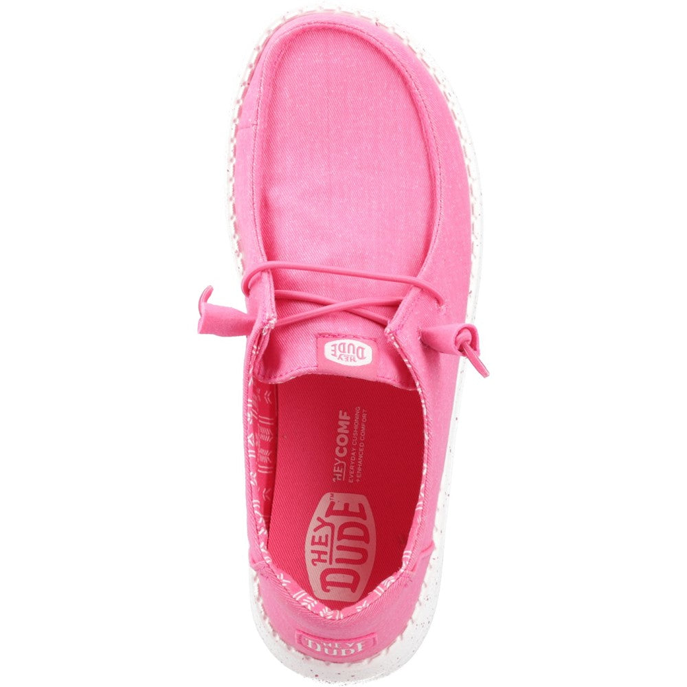 Women's HEYDUDE Wendy Stretch Canvas Slip on Shoe