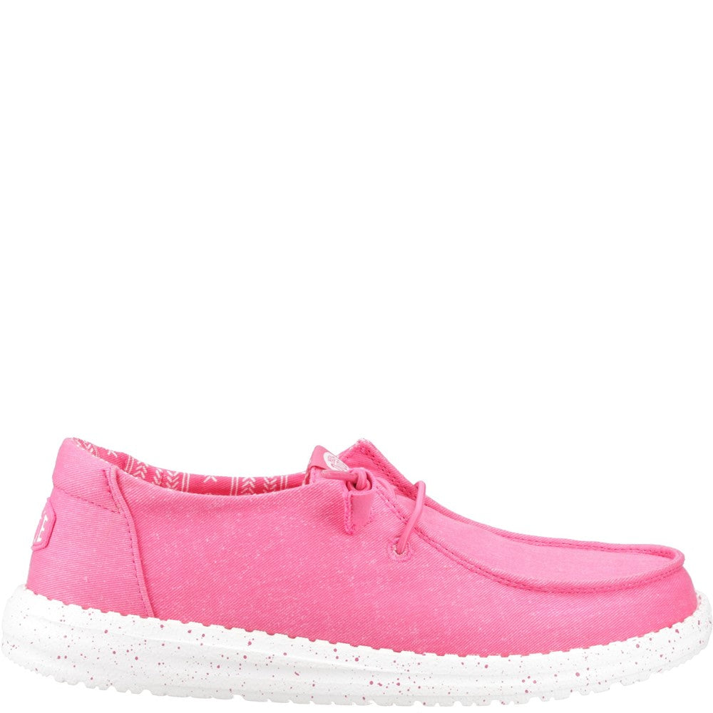 Women's HEYDUDE Wendy Stretch Canvas Slip on Shoe