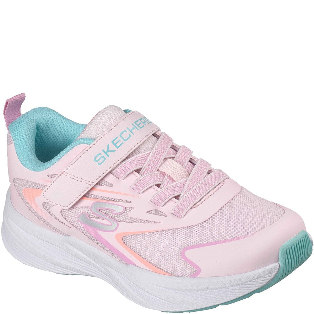 Girls' Skechers Microspec Tread Hyper Speed Trainers