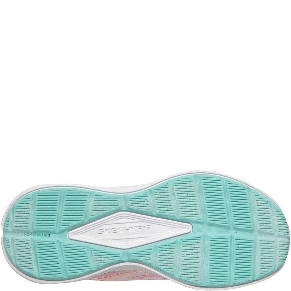 Girls' Skechers Microspec Tread Hyper Speed Trainers